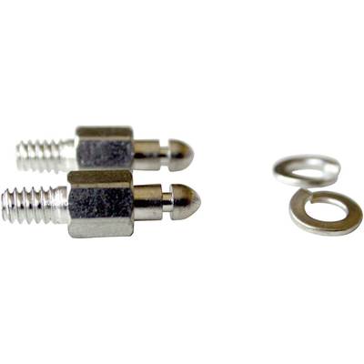 Provertha 104T22002 Mounting bolt Silver 2 pc(s) 