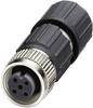 Phoenix Contact 1641688 SACC-M12FS-4QO-0,34-M Field Attachable Plug Connector M12