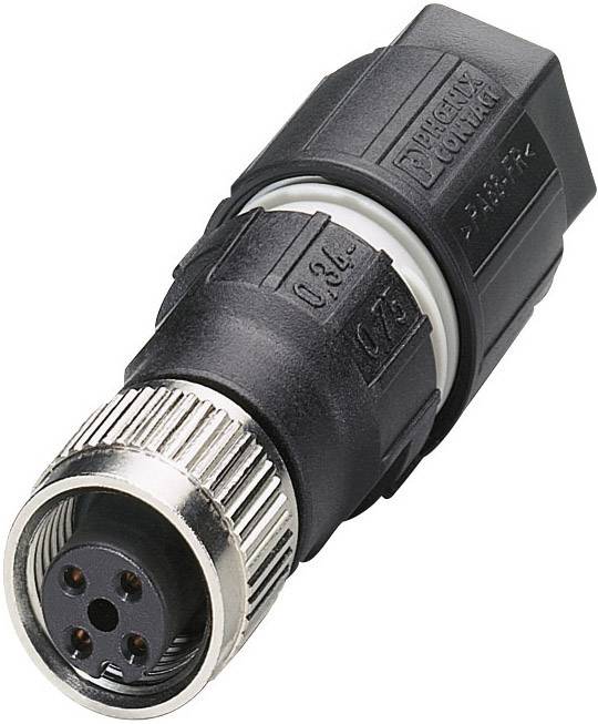 Phoenix Contact 1641772 SACC-M12FS-4QO-0,75-M Field Attachable Plug ...