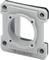 Protective enclosure for RJ45 connector, IP67 certified, with four screw slots for mounting, rectangular shape.