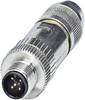 Phoenix Contact 1424658 Sensor/actuator connector M12 Plug, straight No. of pins (RJ): 5 1 pc(s)