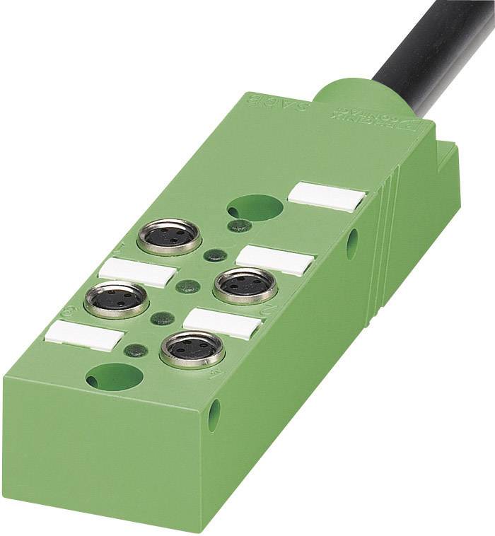 Phoenix Contact SACB- 4/3-L- 5,0PUR-M8 1516014 Sensor & actuator box (passive) M8 splitter + steel thread 1 pc(s)