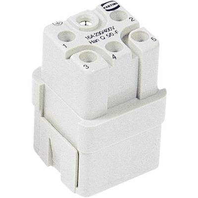 A white electric push button with 4 terminals, marked with '16A 250V', for industrial control systems.