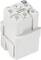 A white electric push button with 4 terminals, marked with '16A 250V', for industrial control systems.