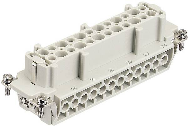 HARTING 09340102701 Socket inset Han® Hv E 10 + 2 + PE Screws 1 pc(s)