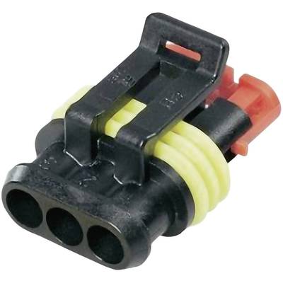 TE Connectivity Socket enclosure - cable AMP-Superseal 1.5mm Series Total number of pins 3 Contact spacing: 6 mm 282087-