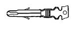 Crimp contact for Universal-MATE-N-LOK