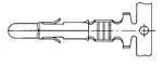 Crimp contact for Universal-MATE-N-LOK