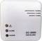 White gas alarm detector with indicators for alarm and operation. Inscription 'CC-3000 GAS ALARM'.