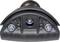 A black plastic component with two side screws and a central opening, likely a connecting part or mounting bracket.