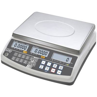 Kern CFS 6K0.1 Counting scales  Weight range 6 kg Readability 0.1 g mains-powered, rechargeable Silver 