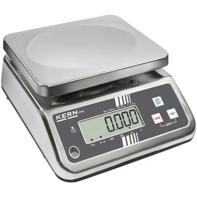 Kern FFN 3K1IPM FFN 3K1IPM Table top scales  Weight range 3 kg Readability 1 g mains-powered, rechargeable Silver