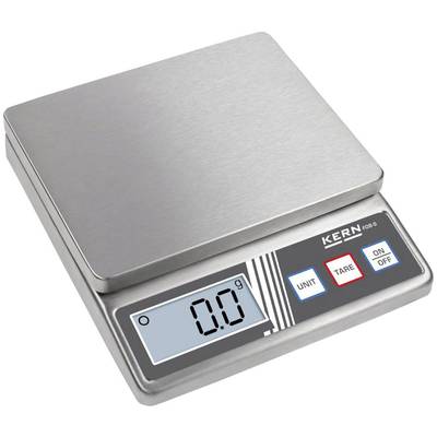Kern FOB 5K1S FOB 5K1S Letter scales  Weight range 5 kg Readability 1 g battery-powered Silver