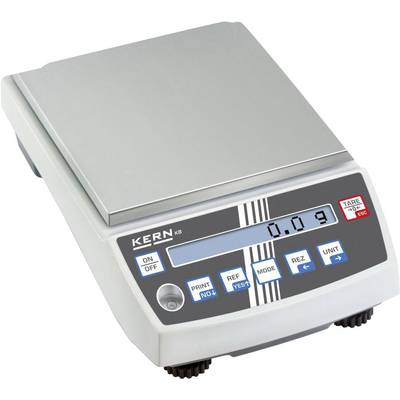 Kern KB 10K0.05N Precision scales  Weight range 10 kg Readability 0.05 g mains-powered, rechargeable Silver