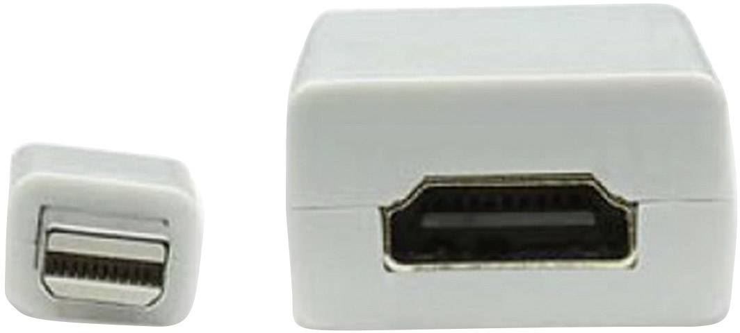 Manhattan 322461-CG HDMI / DisplayPort Adapter [1x Mini DisplayPort plug - 1x HDMI socket] White 0.17 m-6