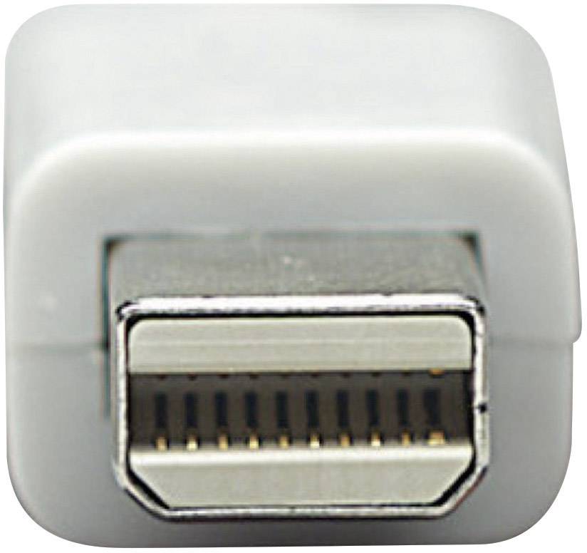 Manhattan 322461-CG HDMI / DisplayPort Adapter [1x Mini DisplayPort plug - 1x HDMI socket] White 0.17 m-8