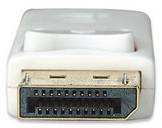 Manhattan Mini DisplayPort / DisplayPort Adapter cable Mini DisplayPort plug, DisplayPort plug 3.00 m White 324830-CG Di-4