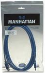 Manhattan SuperSpeed USB Extension Cable, A Male / A Female, 3 m, Blue