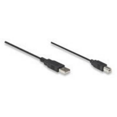 Two USB cables: on the left with a standard USB connector, on the right with a mini USB connector.