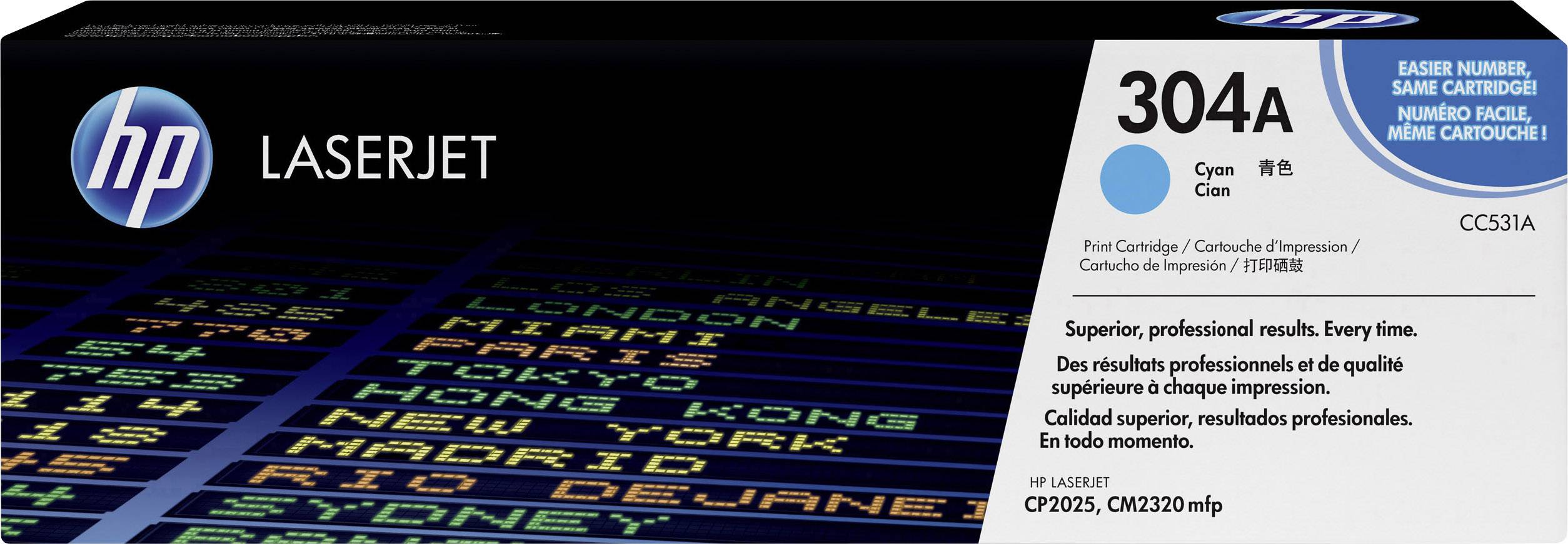 HP 304A CC531A Toner cartridge Cyan 2800 Sides Original Toner cartridge