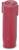 Red wall plug for securing screws in walls.