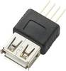 Socket, straight Socket, straight Typ A USB socket type A 774854 TRU COMPONENTS Content: 1 pc(s)