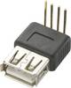 Socket, right angle Socket, right angle Typ A 90° USB socket type A, 90° 774932 TRU COMPONENTS Content: 1 pc(s)