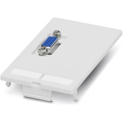 White wall plate with a VGA socket in the centre.