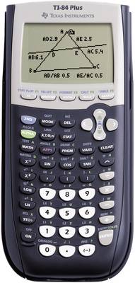 Instruments TI-84 PLUS Graphing calculator Black, Grey (W x H x D) 89 x 27 x 192 Conrad.com