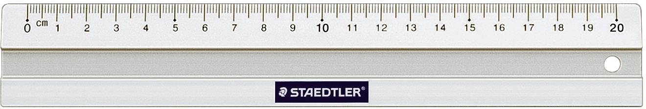 Staedtler 563 Metal Ruler cm Conrad Com