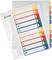 Register with coloured tabs numbered 1 to 10 for organisation. 'Leitz' logo on the left side. Suitable for document archiving.