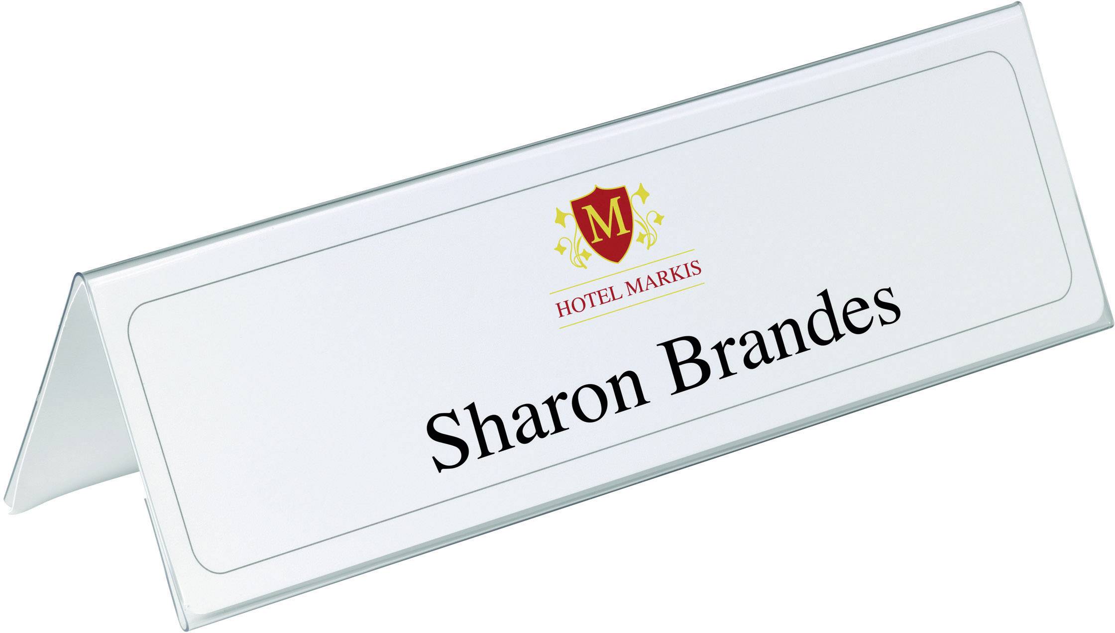 Durable 805319 Table Name Plates Pack of 25