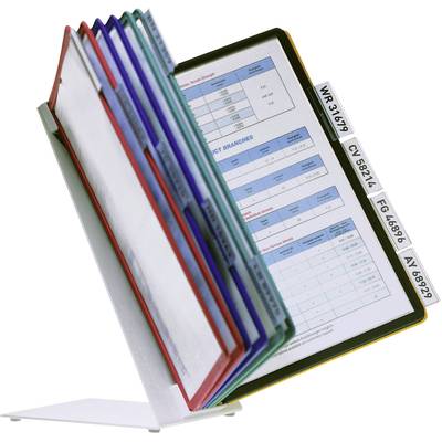 Durable Display board stand Sichttafelständer VARIO® TABLE 10 Red, Yellow, Green, Blue, Black A4 No. of display boards 1