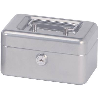 Maul 18280 Cash box (W x H x D) 152 x 81 x 125 mm Silver
