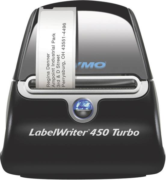 DYMO LabelWriter 450 Turbo Label printer Direct thermal 300 x 600 dpi Max. label width: 56 mm ...