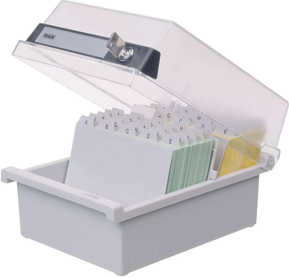 Han 966S631 A6 Lockable Index Card Box from Conrad Electronic UK