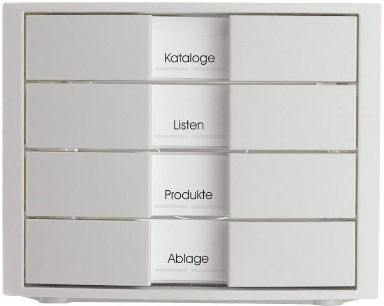 HAN 1010-X Impulse Drawer DIN A4//C4 4 closed drawers black