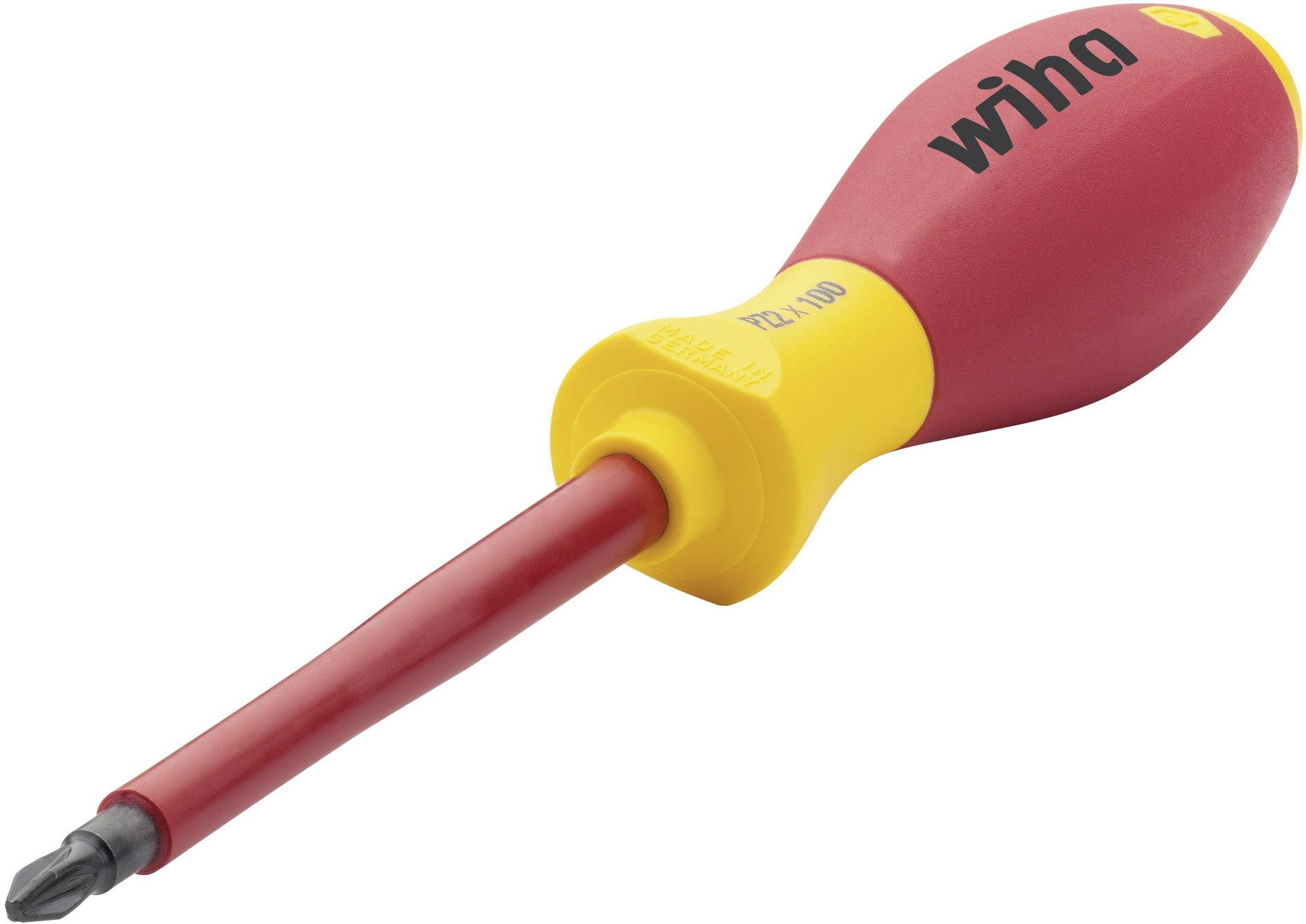 Wiha SoftFinish electric VDE Slotted screwdriver Blade width 2 mm Blade length 60 mm DIN ISO