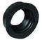 Black rubber ring with a conical shape, possibly a sealing ring for technical applications.
