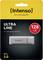 Intenso USB Flash Drive Ultra Line, 128 GB, Super Speed 3.0. Packaging in Black and Yellow. Ideal for Fast Data Transfer.