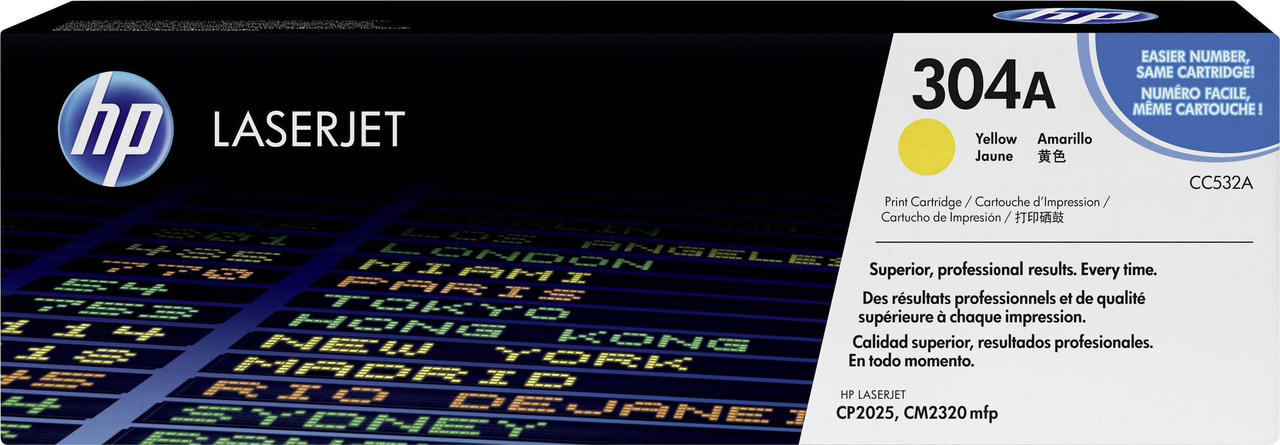 HP 304A CC532A Toner cartridge Yellow 2800 Sides Original Toner cartridge