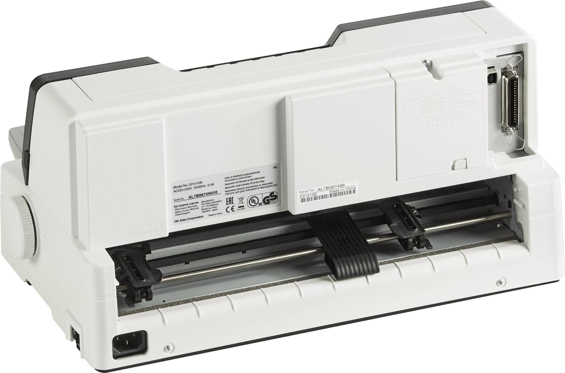 Oki Ml6300fb Sc Dot Matrix Printer 450 Charss 24 Pin Dot Matrix Printer Head Narrow Feed 80 5683