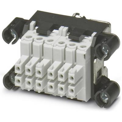 A multi-pole connector with terminal connections, suitable for use in industrial applications.