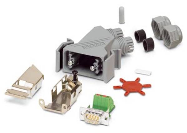 Phoenix Contact VS-09-PROFIBUS-SP 1654345 D-SUB plug 180 ° Number of pins: 9 Pull spring 1 pc(s)