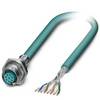 Phoenix Contact 1407877 Network cable CAT 5 SF/UTP 8 x 0.14 mm² Blue 1 pc(s)