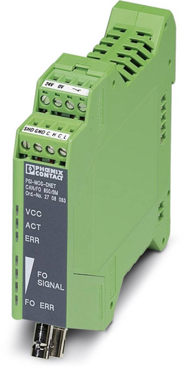 Phoenix Contact Fiber media converter PSI-MOS-DNET CAN/FO 850/BM FO converter