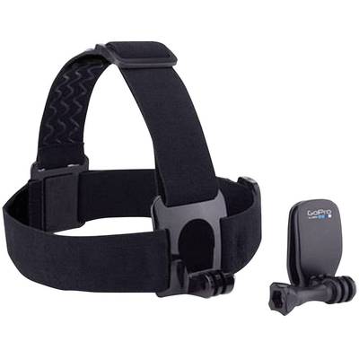 Head strap with camera mount, suitable for action cameras like GoPro, enables hands-free filming from a first-person perspective.