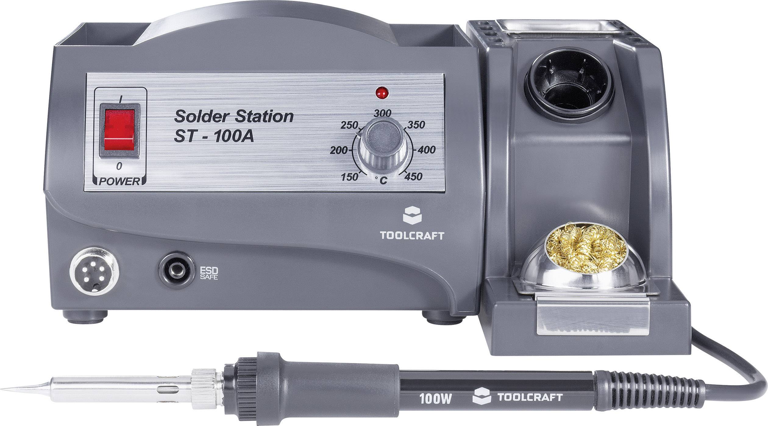 TOOLCRAFT ST-100A Soldering station Analogue 100 W +150 - +450 °C