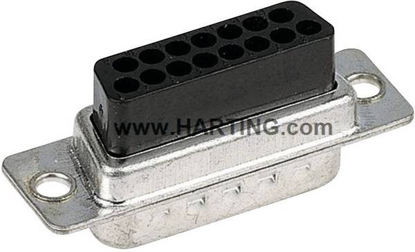 HARTING 09670504701 D-SUB receptacles 180 ° Number of pins: 50 Crimp 1 pc(s)