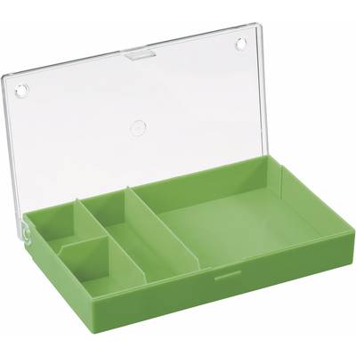 Hüfner Dübel   Assortment box (L x W x H) 164 x 31 x 101 mm No. of compartments: 4 fixed compartments  Content 1 pc(s)